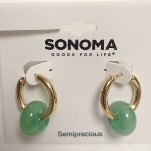 SONOMA SEMIPRECIOUS HOOPS